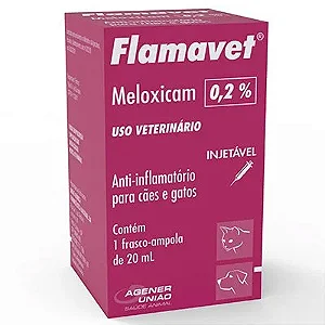 Flamavet® Injetável 0,2% (Meloxicam) 20 mL