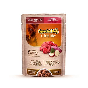 Ração Úmida Special Dog Ultralife Cães Adultos Sabor Carne 100g