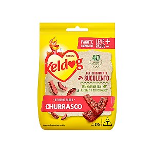 Petisco Bifinho Keldog Sabor Churrasco para Cães 500g