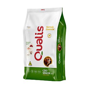Ração Qualis Fórmula Essencial para Cães Sênior +7 Todas as Raças 10,1Kg