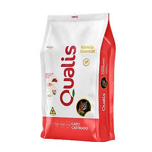 Ração Qualis Fórmula Essencial para Gatos Castrados 10,1Kg
