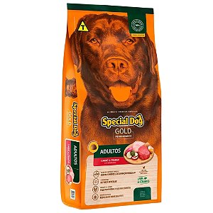 Ração Special Dog Gold Performance Cães Adultos Carne e Frango 10,1kg