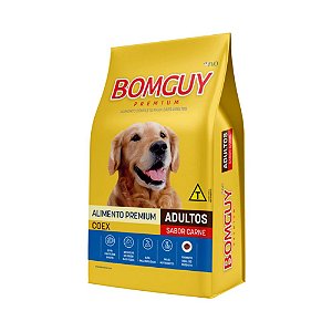 Ração Bomguy Premium Coex para Cães Adultos Sabor Carne 25kg