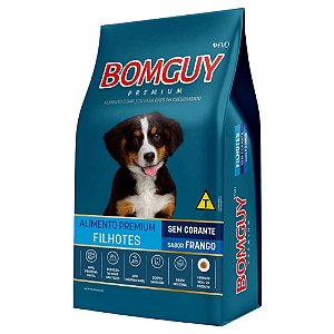 Ração Bomguy Premium para Cães Filhotes Sabor Frango 10,1Kg