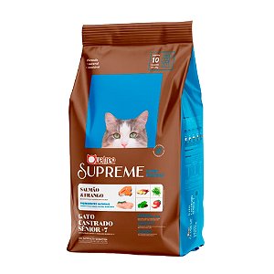 Ração Quatree Supreme para Gatos Sênior +7 Salmão e Frango 10.1kg