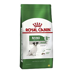 Ração Royal Canin Mini Adult 8+ para Cães Adultos de Porte Pequeno 7.5kg