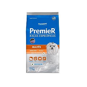 Ração Premier Raças Específicas Maltês Cães Adultos 7,5kg