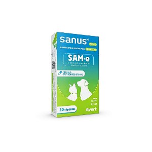 Sanus 200mg para Cães e Gatos com 30 Cápsulas