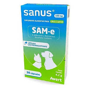 Suplemento Alimentar Sanus 100mg 30 Cápsulas