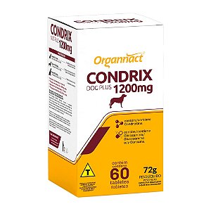 Condrix Dog Tabs Plus 1200mg 72g Organnact