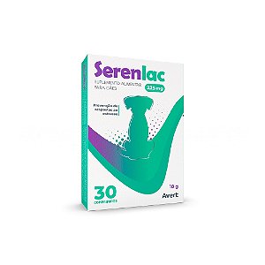Serenlac 225mg Avert 15 Comprimidos para Cães