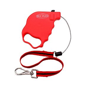 Guia Retrátil The Pets Flexx P 10kg 4m Vermelha