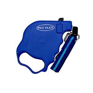 Guia Retrátil The Pets Flexx Grande 50kg 5m Azul