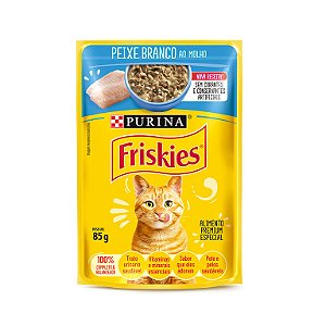 Sache Friskies Peixe Branco Ao Molho 85G