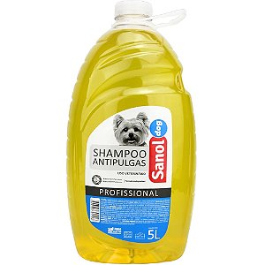 Shampoo Antipulgas Sanol Dog para Cães 5L
