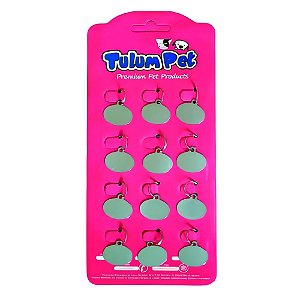 Placa Pingente de Identificação para Cães Personalizada