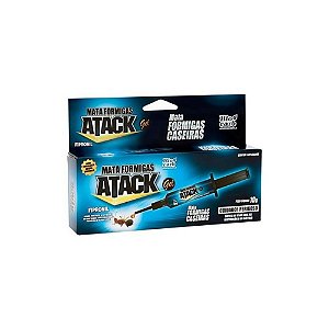 Formicida Gel Atack Inseticida Contra Formigas Seringa 10g