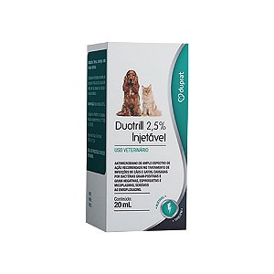 Duotrill Duprat 2,5% Injetável 20ml para Cães e Gatos