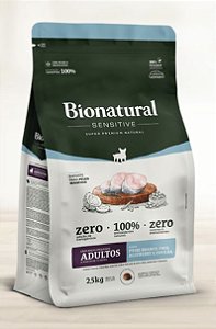 Ração Bionatural Prime sensitive para Cães Raças Pequenas Adultos peixe branco 10.1kg