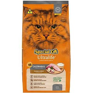 Ração Special Cat Ultralife Gatos Castrados Frango 3kg