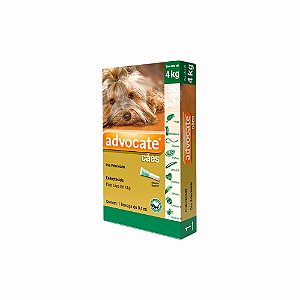 Advocate Cães 0,4ml até 4kg