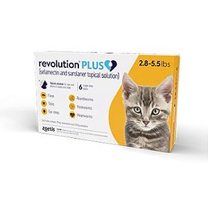 REVOLUTION PLUS GATO 0,25 ML (1,25 A 2,5KG) 3 BISNAGAS