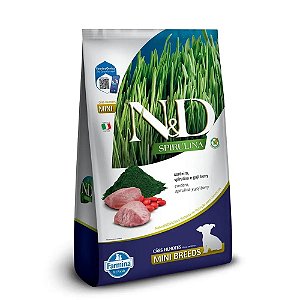 Ração N/D Spirulina Cães Puppy Mini Cordeiro 2kg
