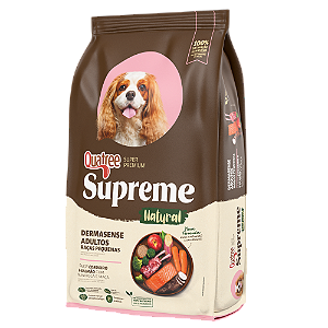 Ração Quatree Supreme Dermasense Adulto Raças P 10,1kg