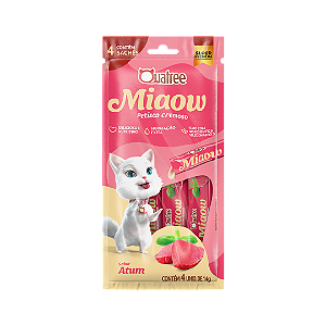 Sachê Quatree Miaow Atum para Gatos 56g