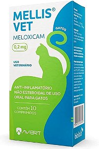 Mellis Vet 0,2mg 10 Comprimidos Anti-inflamatório para Cães