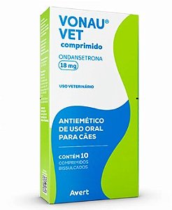 Vonau Vet 18mg 10 Comprimidos Antiemético para Cães e Gatos