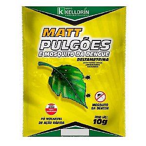 Matt Pulgões Pó Molhável Contra Mosquitos da Dengue 10g
