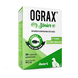 Ograx Senior 10 Suplemento 30 Cápsulas