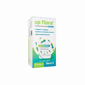 Suplemento UP Flora Mini Cápsulas para Cães e Gatos 8 Cápsulas