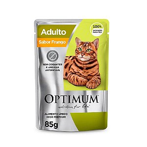 Sachê Optimum Cat Adulto Frango 85g