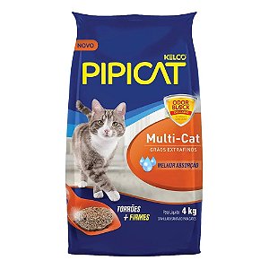 Areia Pipicat para Gatos Multi-Cat 4kg