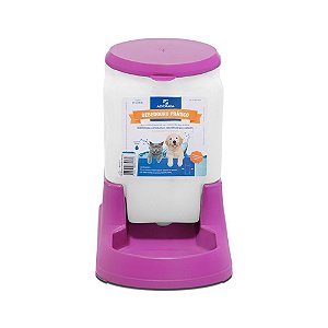 Bebedouro Automático Prático Cães e Gatos Alvorada 3L Rosa