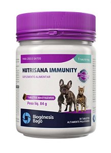 Nutrisana Immunity 84g Tabs Mastigáveis