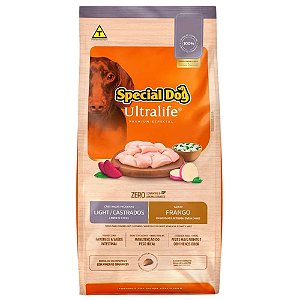 Ração Special Dog Ultralife Light Cães Raças Pequenas Frango 1kg