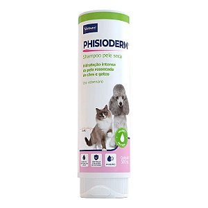 Shampoo Phisioderm para Pele Seca Cães e Gatos 500ml