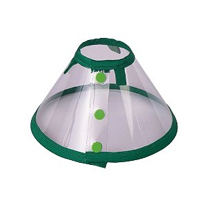 Colar Elizabetano para Pet Cirúrgico Ajustável PP Tamanho 4