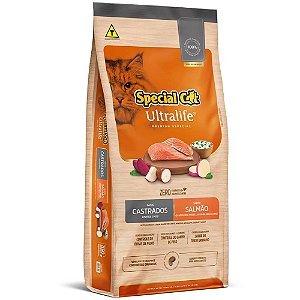 Ração Special Cat Ultralife Castrados Salmão 3kg