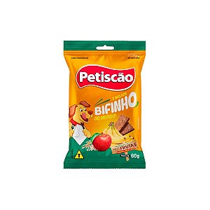 Snack Petiscão Bifinho para Cães Petiscão Sabor Frutas 60g