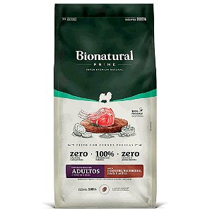 Ração Bionatural Prime Cães Adultos Raças Pequenas Cordeiro 10,1kg