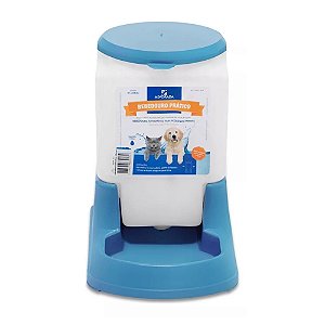 Bebedouro Alvorada Praticão Automatico Azul para Cães 3,0 L