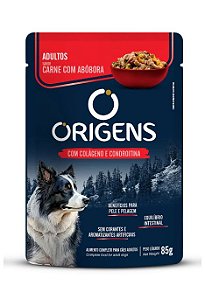 Sachê Origens Cão Adulto Carne 85g