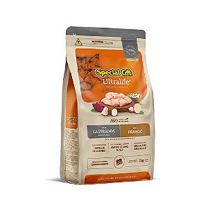 Ração Special Cat Ultralife Gatos Castrados Frango 1kg