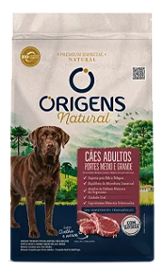 ORIGENS NATURAL CAO ADULTO MED/GRA OVEL 12KG