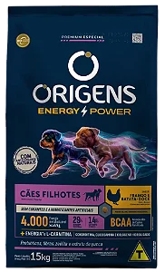 Ração Origens Energy Power Filhote 15kg
