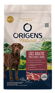 ORIGENS NATURAL CAO ADULTO MED/GRA OVEL 3KG
